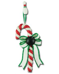 CL252: BOWLING BALL CANDY CANE
