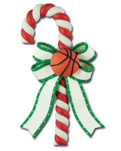 CL298: BASKETBALL CANDY CANE