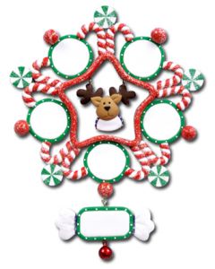CL405: Reindeer Snowflake - 5